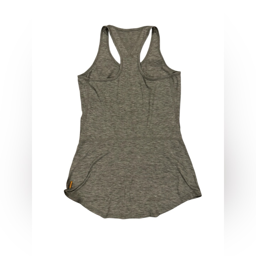 Light Heather Gray Women's Muscle Tee - Picture 2 of 2